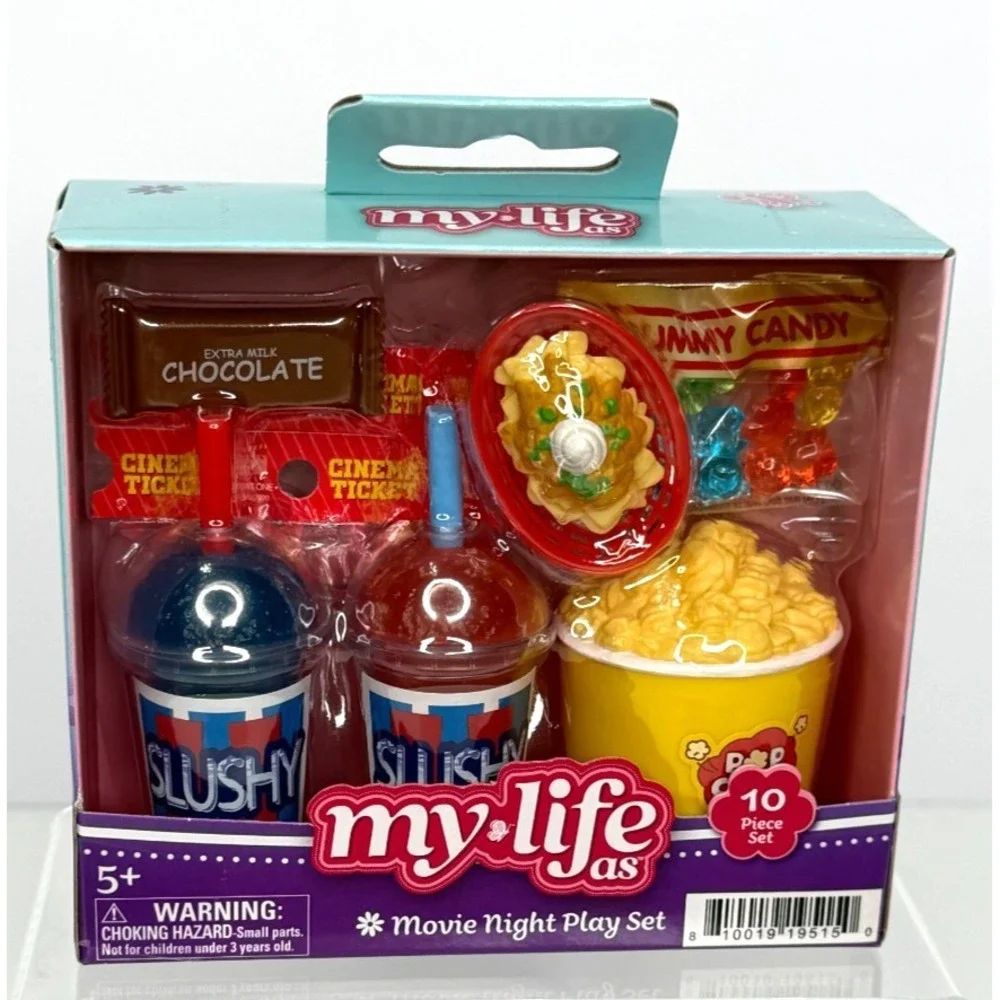 New MY LIFE As 10 pc Movie Night Play Snack Set for 18